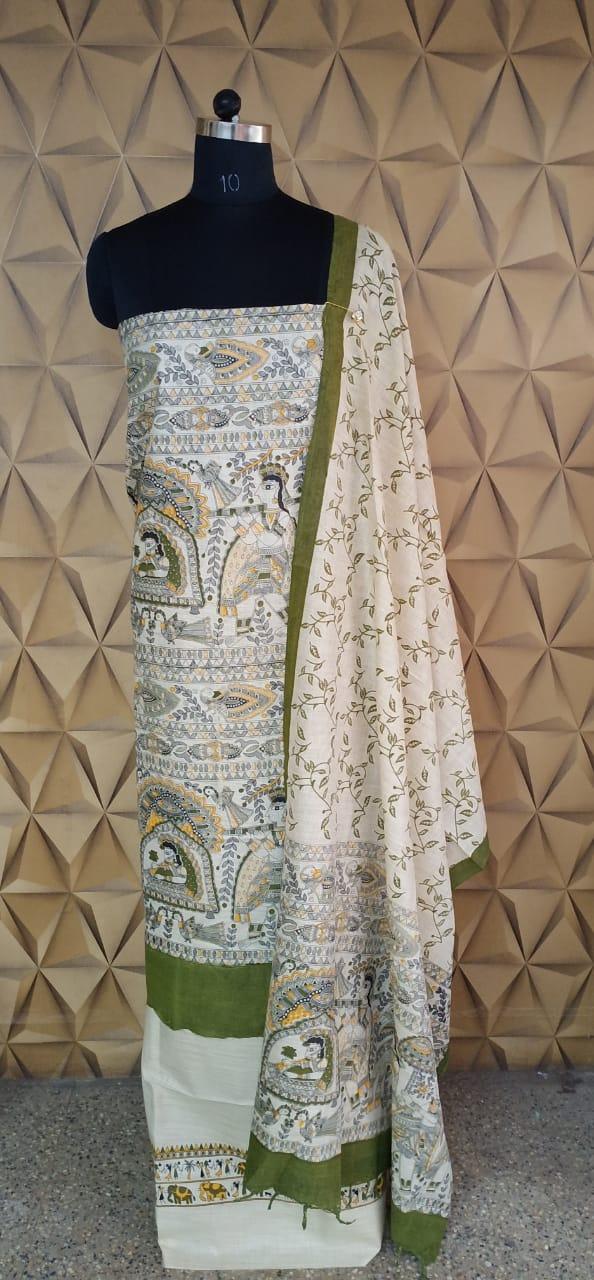 Cotton Madhubani Dress silkzon.in