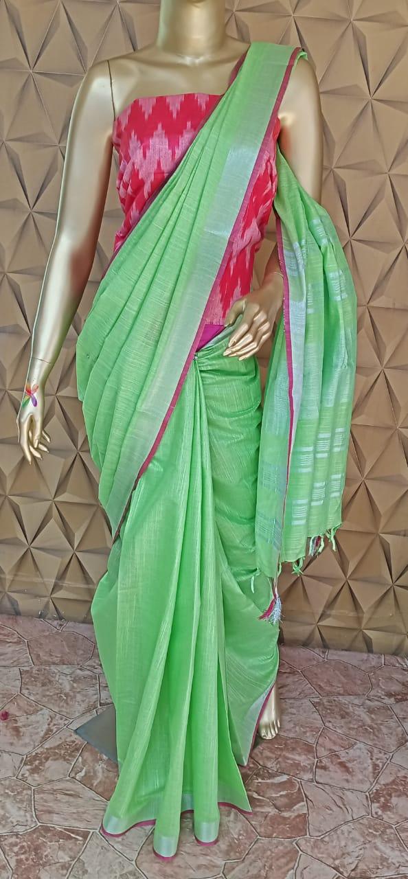 Khadi cotton saree silkzon.in