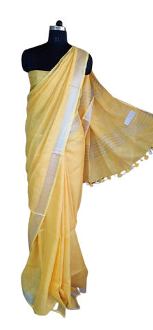 Linen saree silkzon.in