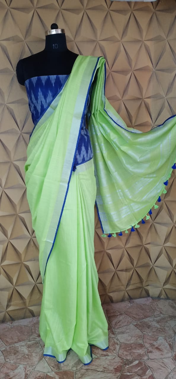 Khadi cotton saree silkzon.in