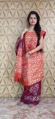 Linen print suit silkzon.in