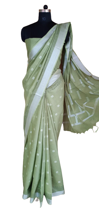 Khadi linen buta saree silkzon.in