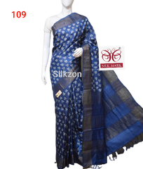 Pure Tussar Silk print saree
