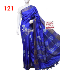 Pure Tussar Silk print saree