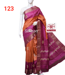Pure Tussar Silk print saree