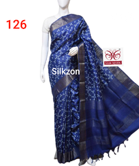 Pure Tussar Silk print saree