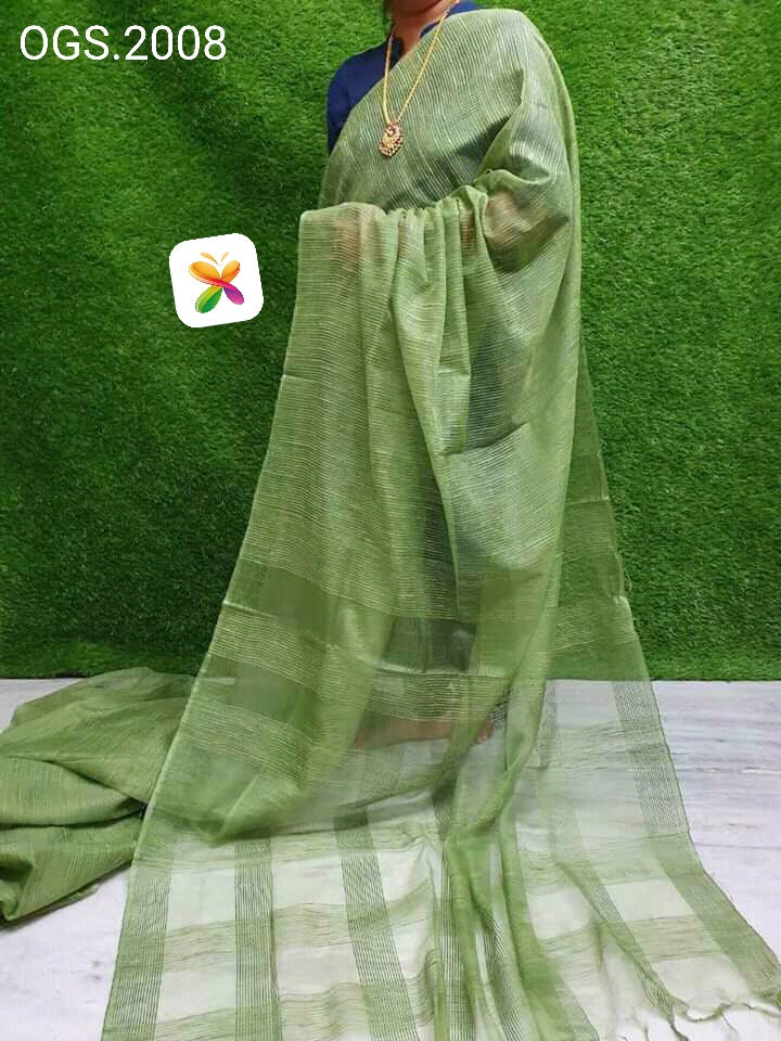 Orgenza jute  ghicha saree SILK ZONE