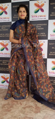 Pure Tussar Silk print saree