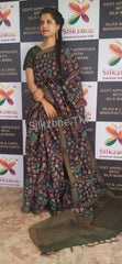 Pure Tussar Silk print saree