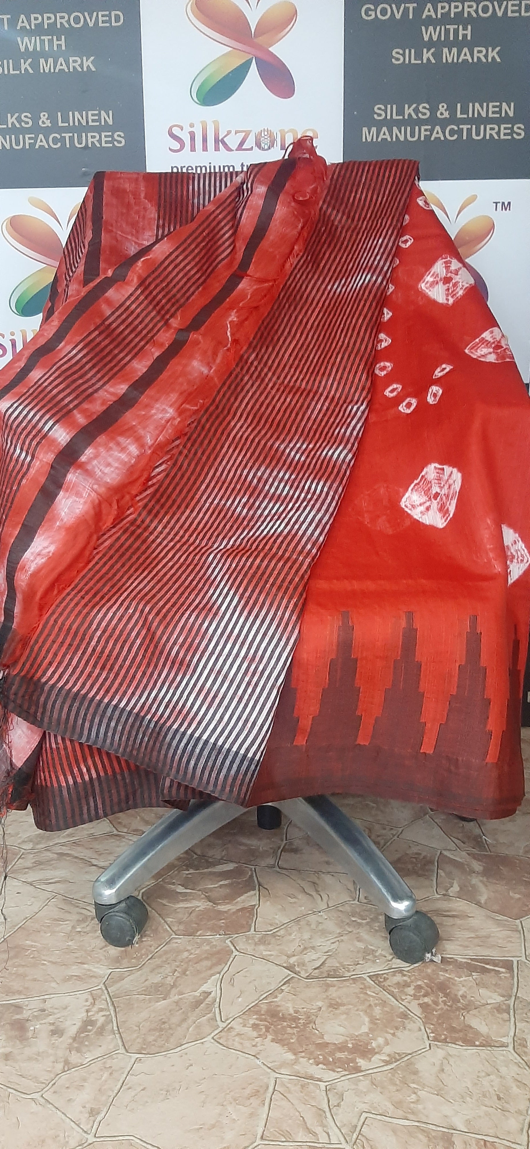 Soft silk temple border saree SILK ZONE