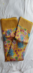 Pure Tussar Silk print saree