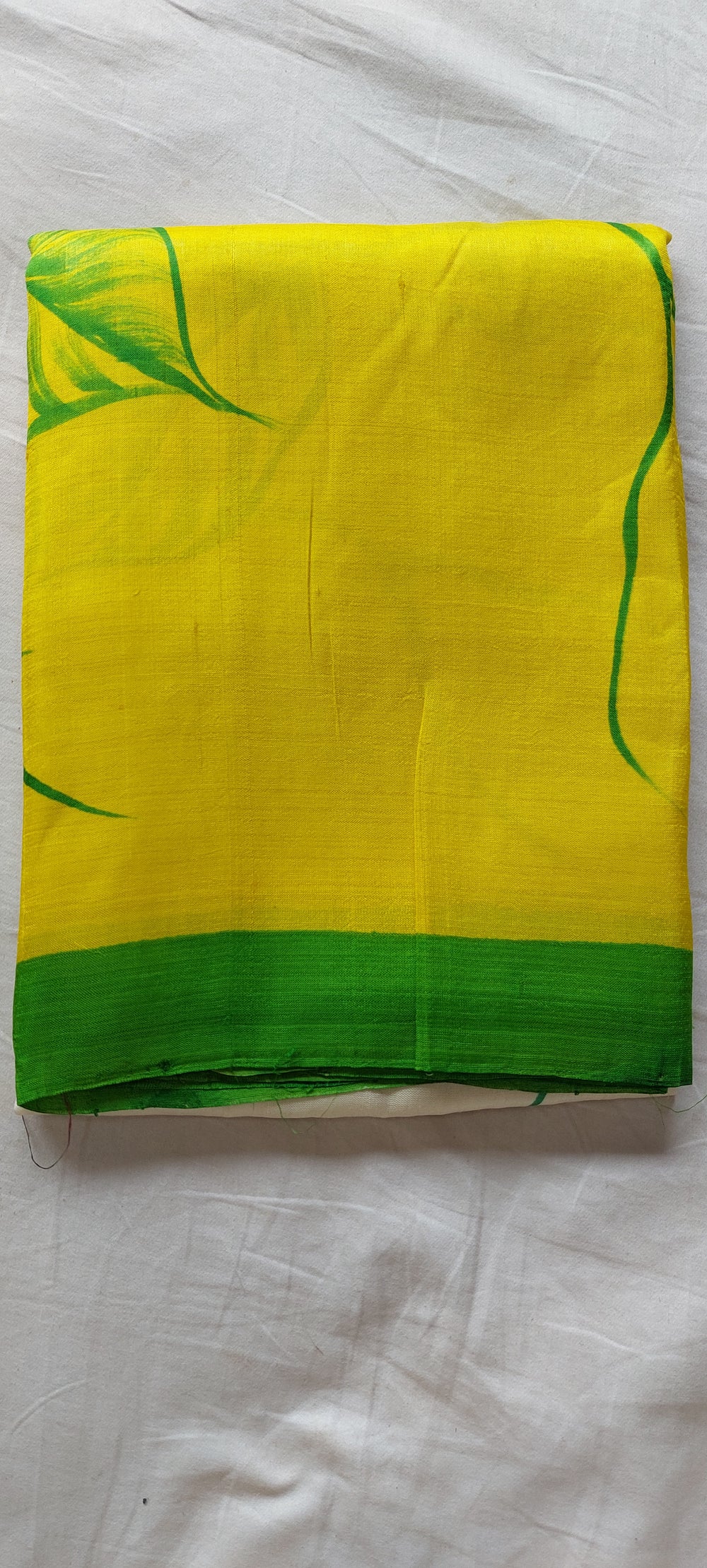 Pure Tussar Silk print saree