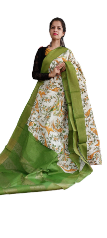 Organza Matka Silk Saree SILK ZONE