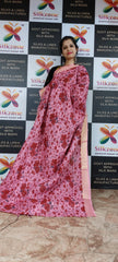 Pure Linen Print Saree SILK ZONE