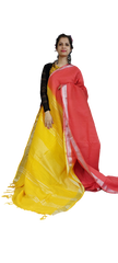 Pure Linen Print Saree SILK ZONE