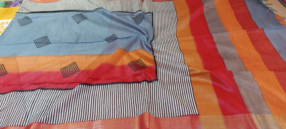 tussar semi Silk Sarees Online In India from SilkZone Store