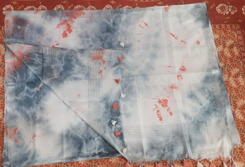 Soft silk shibori saree