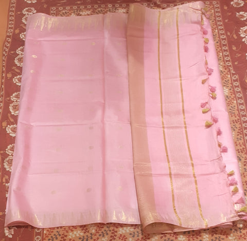 Soft silk rasgulla temple saree