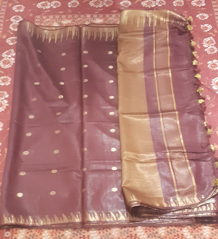 Soft silk rasgulla temple saree