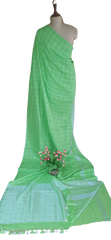 Trendy linen saree SILK ZONE