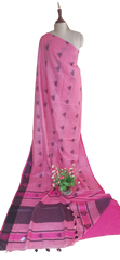 Linen jacquard saree SILK ZONE