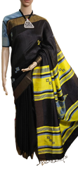 TUSSAR SILK PRINT SAREE