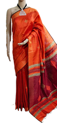 Pure Tussar Silk print saree