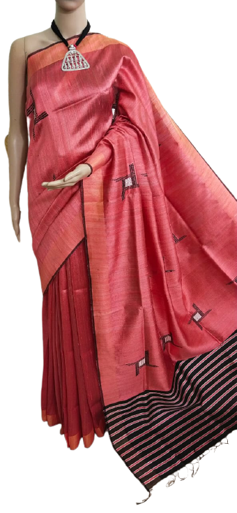 Pure tussar dupion silk saree SILK ZONE