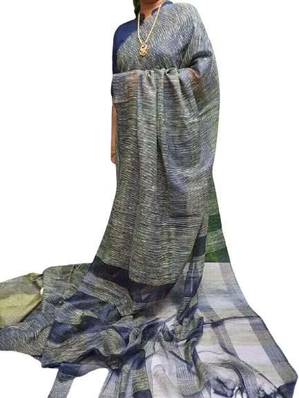 Orgenza jute ghicha saree SILK ZONE