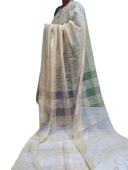 Orgenza jute ghicha saree SILK ZONE