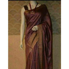 Tussar Munga Silk Saree silkzon.in