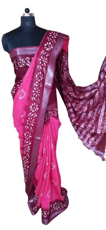 Batik print saree SILK ZONE