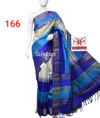 Pure Tussar Silk print saree