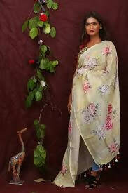 Linen digital print dupatta