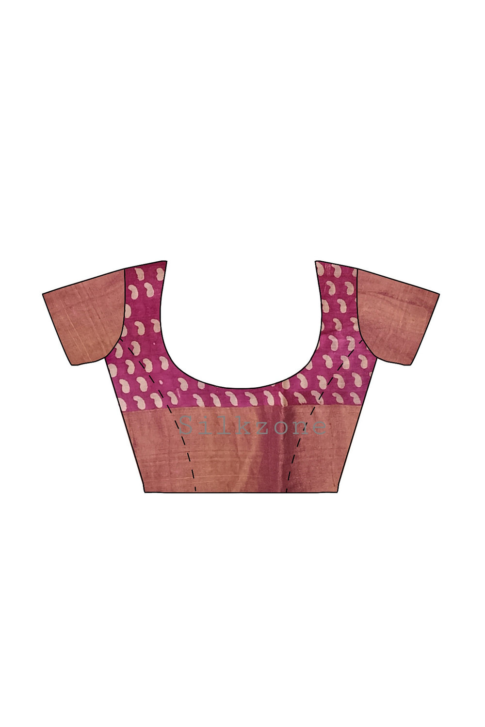 Pure Tussar Silk print saree