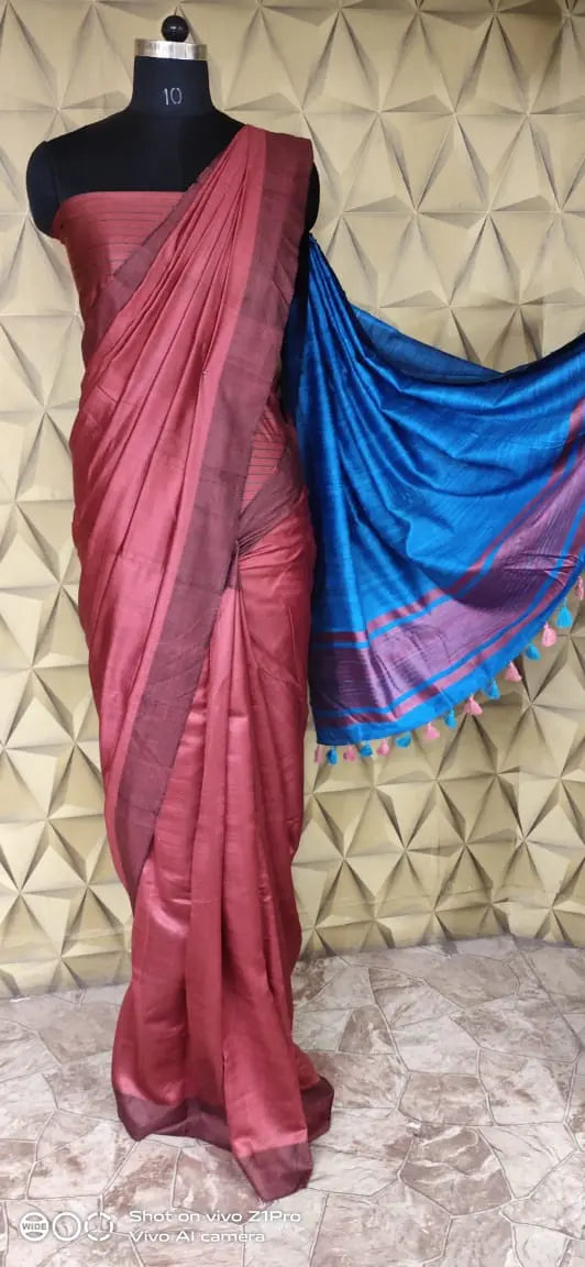 Dupion Silk Saree silkzon.in