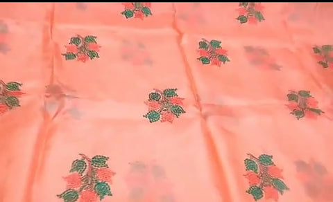 Tussar silk embroidery dupatta