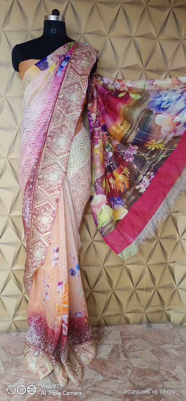 Tishu linen digital prints SILK ZONE