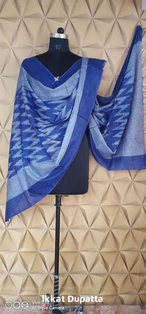 cotton ikkat dupatta silkzon.in