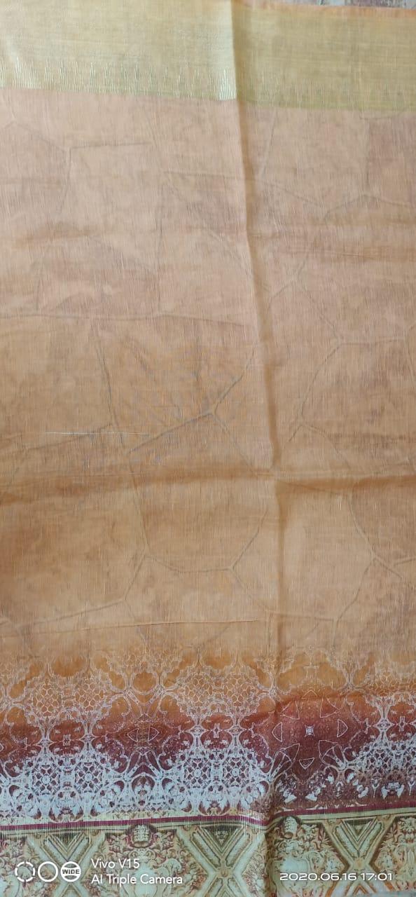 Tishu linen digital print silkzon.in