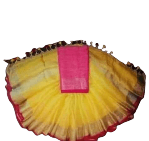 Plain linen saree silkzon.in