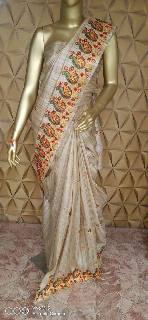 Tussar ghicha silk silkzon.in