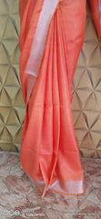 linen plain saree silkzon.in