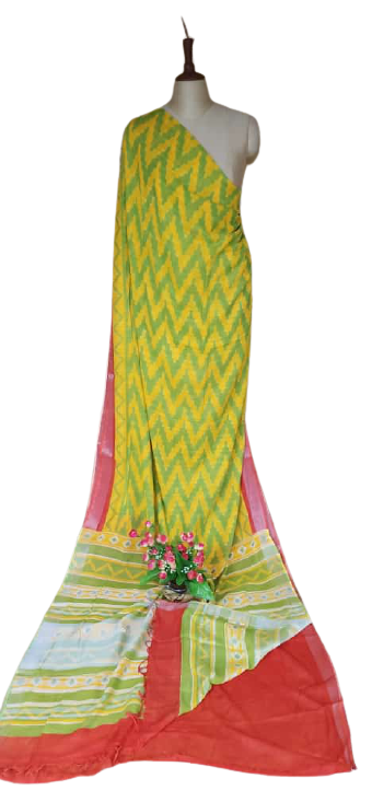 Khadhi linen saree samim