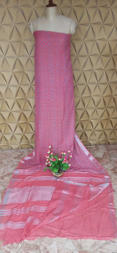 Khadhi linen saree samim