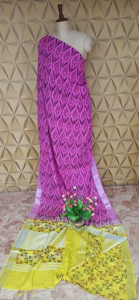Khadhi linen saree samim