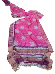 Pure Tussar Silk print saree