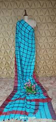 Linen plain saree SILK ZONE
