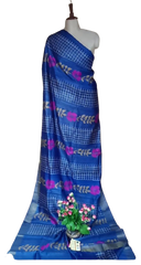 Pure Tussar Silk print saree