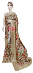 Pure Tussar Silk print saree